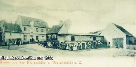 Die Unterkietzmühle um 1935