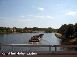 Kanal bei Hohensaaten